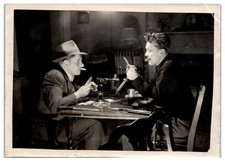 Old Photograph Two Men Arguing