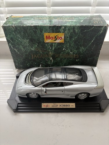 Maisto jaguar xj220 silver - maisto,