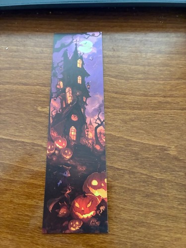 Halloween themed bookmark - halloween,