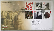 GB QEII 2015 The Great War 1915 RM FDC Winchester SHS Typed Address With Insert