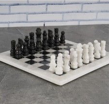 White and Black 12 Inches High