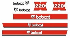 Bobcat x220 Decals Stickers