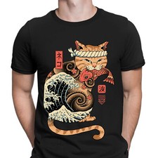 Great Wave Japanese Cat