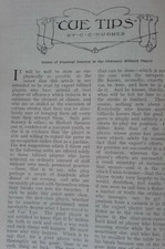 Billiards Cue Tips Rare Old