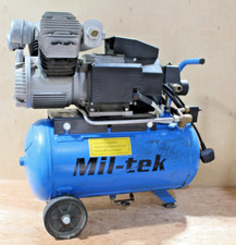 PERUFFO AIR COMPESSORS MILTEK  50L V-twin cylinder portable 1/4" BSB fittings