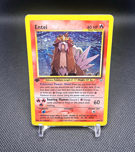 Pokémon tcg entei - pokémon, 1st