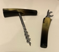 Vintage Corkscrew and Bottle