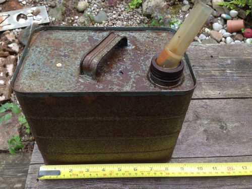 Vintage esso paraffin tin - vintage,
