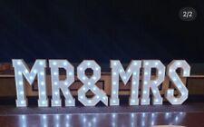 Light up Letters - HIRE ONLY - MR&MRS | MR&MR | MRS&MRS -