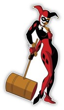 Harley Quinn Cartoon Comic Sticker Decal laptop wall car phone
