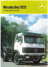 Mercedes-Benz 1621S 32-Ton Tractor Unit 1983 UK Market Foldout Sales Brochure