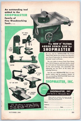 1948 shopmaster vintage power - 1948,