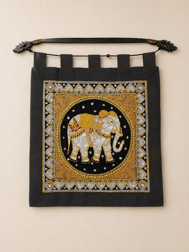 Burmese kalaga elephant wall - burmese,