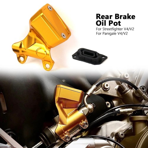 Side rear brake reservoir oil - side,