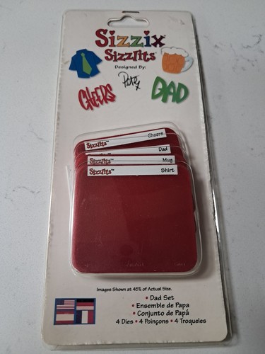Sizzix sizzlits dad set die - dad,