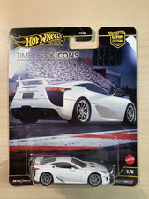 Hot wheels Lexus LFA from Timeless Icons series on Real Riders new on card