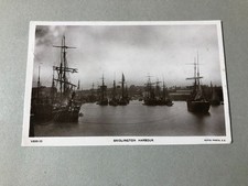 BRIDLINGTON harbour Real Photo Yorkshire 1905 postcard