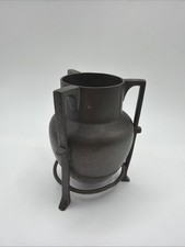 Art Nouveau Pewter Bombe Vase