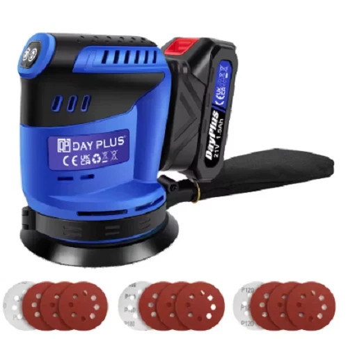 21v cordless orbital sander - cordless,