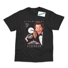 Retro Movie Poster Inspired by Scrooged DTG Printed T-Shirt