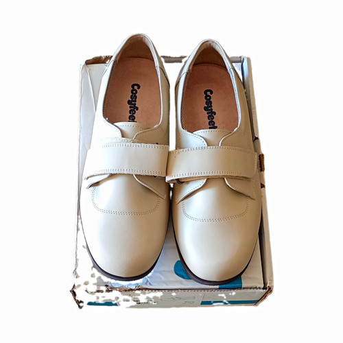 Cosyfeet zara stone leather - stone,