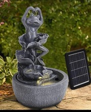 Dancing Frog Sculpture Solar