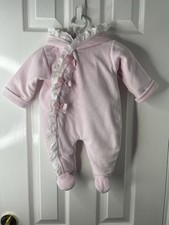 Baby Girls Pex Velour Snowsuit