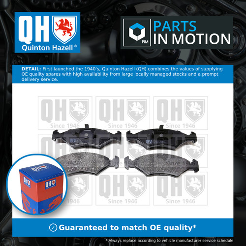 Brake pads set - pads, quinton