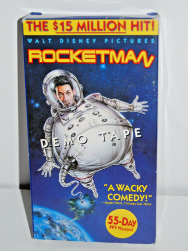 Rocketman vhs 1998 disney demo - vhs,