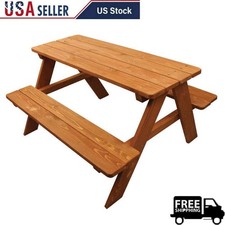 Picnic Table Wooden Outdoor