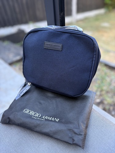 Giorgio armani navy toiletry - armani,