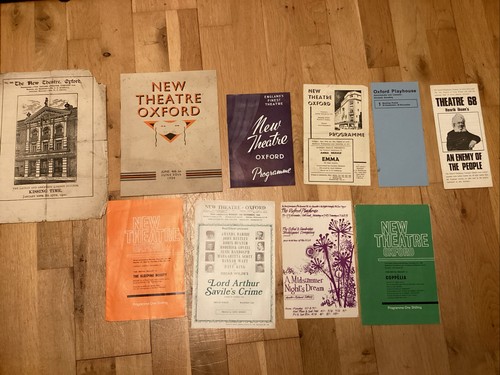 Oxford theatre programme - programme, /