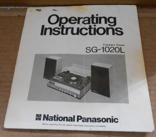 Vintage panasonic 1020l - panasonic, sg-1020l