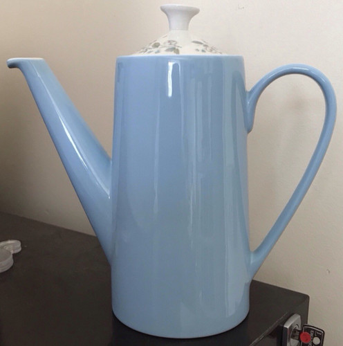 Coffee pot vintage baby blue - coffee,