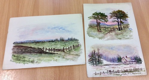 Original small watercolour - original,