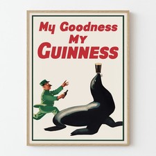 Vintage Guinness Poster Seal