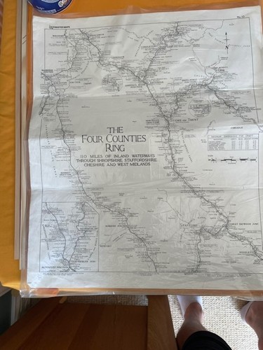 Canal maps four counties - canal,