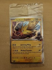 Team Rockets Zapdos Stamp 070/182 Destined Rivals Promo, Asia Exclusive