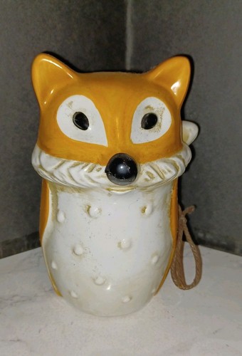 Ceramic fox pot - fox,