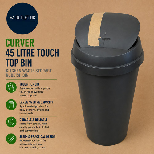Curver black litre touch - black,