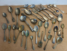 Vintage / Antique Spoons & Forks Bundle / Lot Silver?