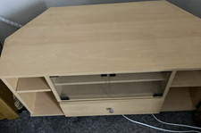 Light wood corner stand - light,