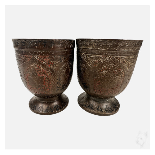 Pair antique indian - pair,