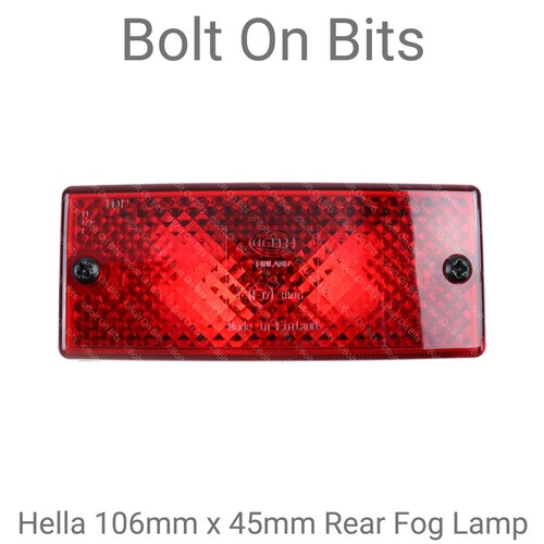 Hella rear fog lamp - rear,