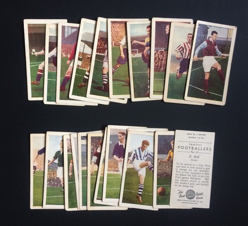 Chix famous footballers cards - chix,