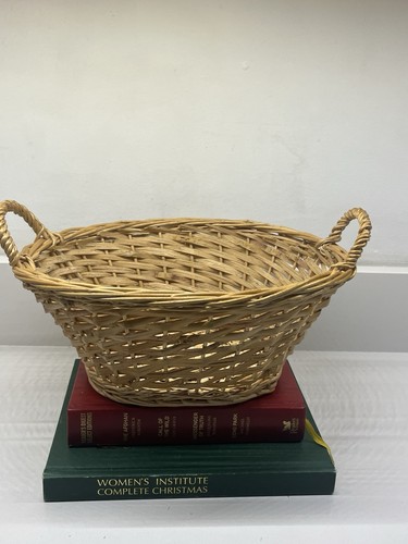 Vintage french wicker basket - vintage,