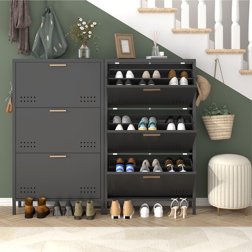 Shoe cabinet with flip - cabinet,