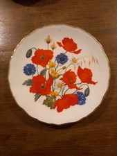 Limited Edition Plate Royal Albert  Cornfield Poppies' Flowers Bone China