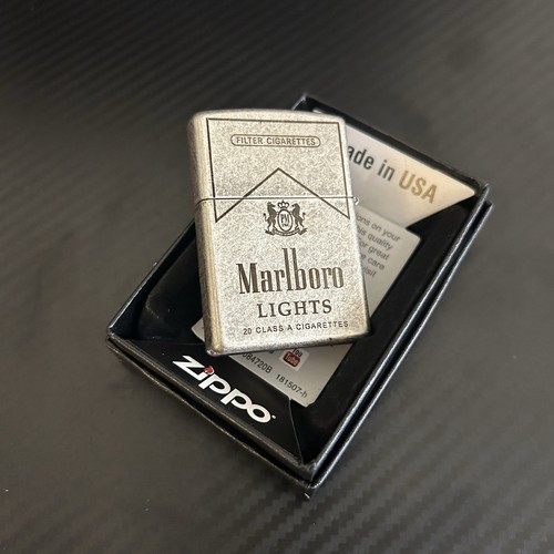 Crackle marlboro silver zippo - crackle,