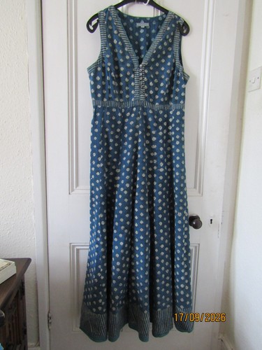 Teal boho maxi dress - boho,